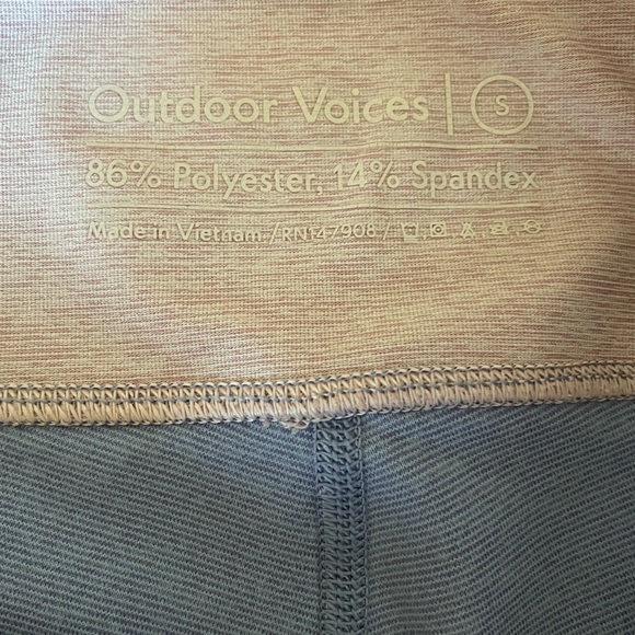 Outdoor Voices TriColor Leggings - Picture 3 of 3